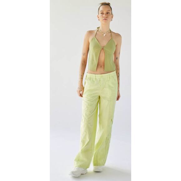 BDG Size XS Yellow Y2k low rise Cargo Pants - Picture 7 of 7